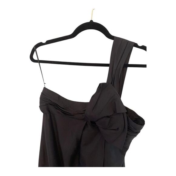 Gucci Black One-Shoulder Silk Cocktail Dress – Size 42 – Made in Italy - Picture 3 of 6
